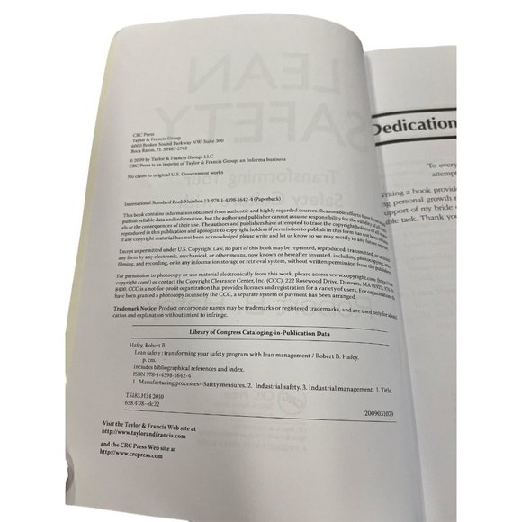 Lean Safety Transforming Your Safety Culture with Lean Management Robert Hafey - Picture 3 of 3